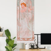 Reverie du Soir (1899) von Alphonse Mucha Poster (Heimbüro)