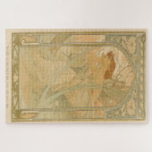 Rêverie du Soir: Ein Jugendstil von Mucha Puzzle (Horizontal)