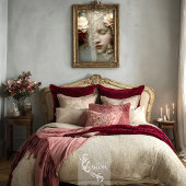 REVERIE IN BLOOM Abstract Portrait & Lace Seidenpapier