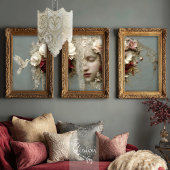 REVERIE IN BLOOM III Lace & Botanical Seidenpapier