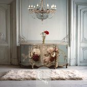 REVERIE IN BLOOM III Lace & Botanical Seidenpapier