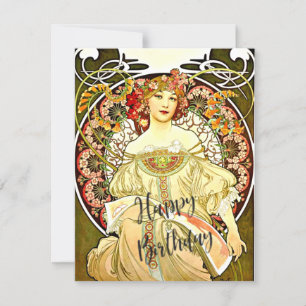 Reverie, Kunstmalerei, Geburtstagsgrüße Karte