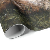 Reverie (Mädchen, die mit ihrem Hund auf der Gras Geschenkpapier (Rolleneckpunkt)