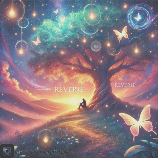 "Reverie"-Traumaufkleber Aufkleber (Vorderseite)