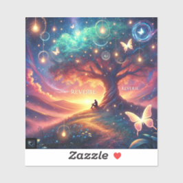 "Reverie"-Traumaufkleber Aufkleber