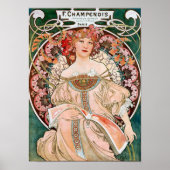 Reverie von Alphonse Mucha Decorative Poster (Vorne)
