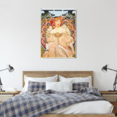 Reverie von Alphonse Mucha Leinwanddruck (Insitu (Schlafzimmer))