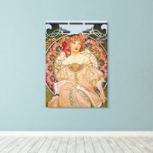 Reverie von Alphonse Mucha Leinwanddruck (Insitu (Holzboden))