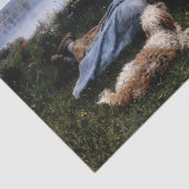 Reverie von Daniel Ridgway Knight Seidenpapier (Ausschnitt)