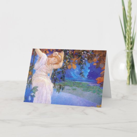 Reveries von Maxwell Parrish Karte (Vorderseite)