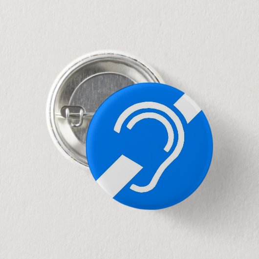 Revers-Button - internationales taubes Symbol Button (Vorne & Hinten)