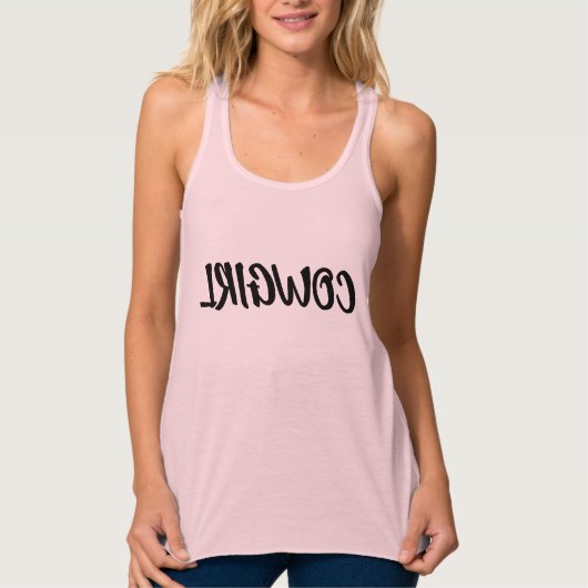 Reverse Cowgirl Tank Top (Vorderseite)