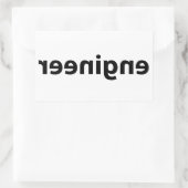 Reverse Engineer Rechteckiger Aufkleber (Tasche)