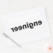 Reverse Engineer Rechteckiger Aufkleber (Umschlag)