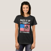 Reverse July 4th Fireworks Back It Up Terry Americ T-Shirt (Vorne ganz)