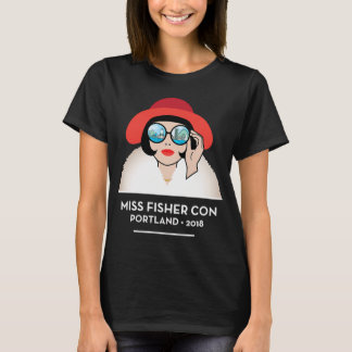Reverse Miss Fisher Con Art - für dunkle Kleidung T-Shirt