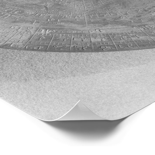 Reverse of a Moorish astrolabe, from Cordoba Poster (Ecke)