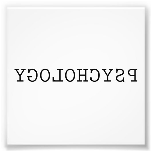 Reverse Psychology Fotodruck (Vorne)