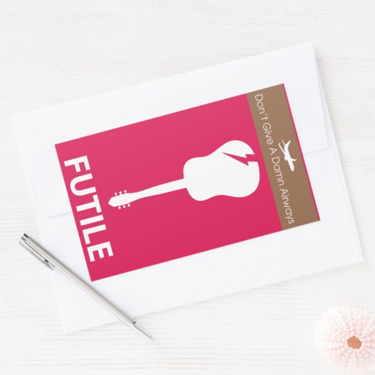 Reverse Psychology Fragile Sticker (Umschlag)