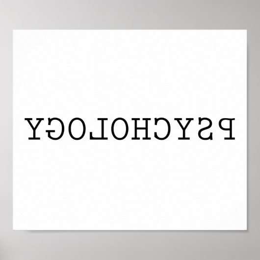 Reverse Psychology Poster (Vorne)