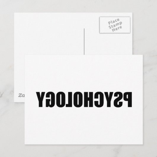 Reverse Psychology Postkarte (Vorne/Hinten)