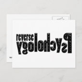 Reverse Psychology Postkarte (Vorne/Hinten)