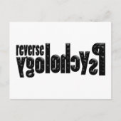 Reverse Psychology Postkarte (Vorderseite)
