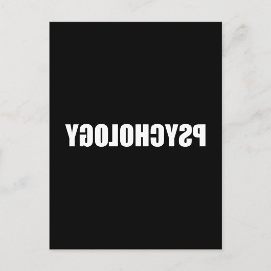 Reverse Psychology Postkarte (Vorderseite)