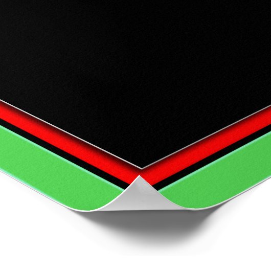 Reverse Rotation Effect Illusion Poster (Ecke)