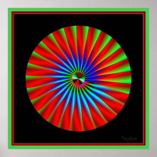 Reverse Rotation Effect Illusion Poster (Vorne)