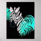 Reverse Zebra - Invertierte Printwerbung Poster (Vorne)