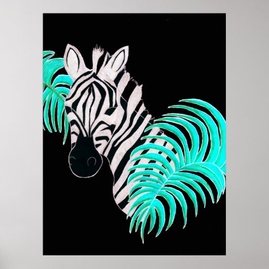 Reverse Zebra - Invertierte Printwerbung Poster (Vorne)