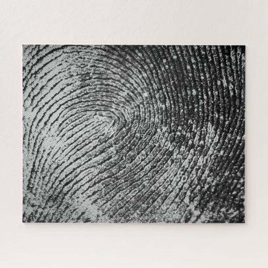 Reversed Loop Full Fingerprint Puzzle (Horizontal)