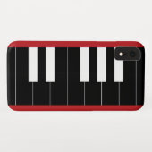 Reversed Piano Keys Case-Mate iPhone Hülle (Rückseite (Horizontal))