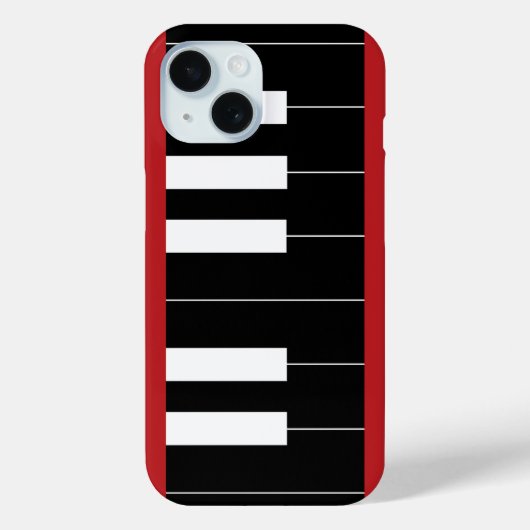 Reversed Piano Keys Case-Mate iPhone Hülle (Rückseite)