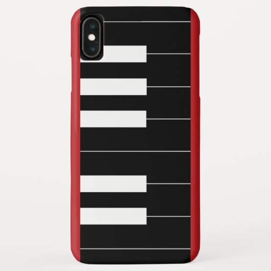 Reversed Piano Keys Case-Mate iPhone Hülle (Rückseite)