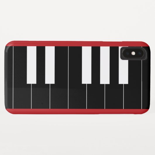 Reversed Piano Keys Case-Mate iPhone Hülle (Rückseite (Horizontal))