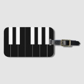 Reversed Piano Keys Gepäckanhänger (Vorderseite (Horizontal))