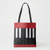Reversed Piano Keys Tasche (Vorderseite)