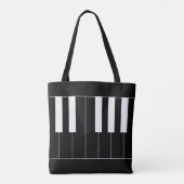 Reversed Piano Keys Tasche (Rückseite)