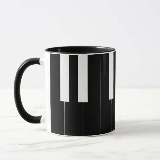 Reversed Piano Keys Tasse (Links)