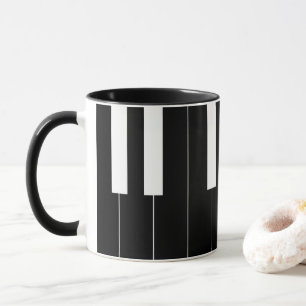 Reversed Piano Keys Tasse