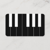 Reversed Piano Keys Visitenkarte (Vorderseite)
