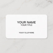 Reversed Piano Keys Visitenkarte (Rückseite)