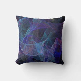 Reversible Abstrakte, texturierte mehrfarbige Kiss Kissen