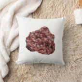 Reversible Andradite Garnet und Calcite Crystal Kissen (Decke)