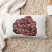 Reversible Andradite Garnet und Calcite Crystal Lendenkissen (Decke)