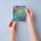 Reversible Art Paper, Mermaid-Waage Schnörkel Flyer (Gruppe)