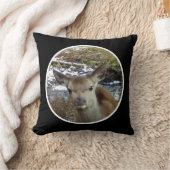 Reversible Baby Deer Lumbar Kissen (Decke)