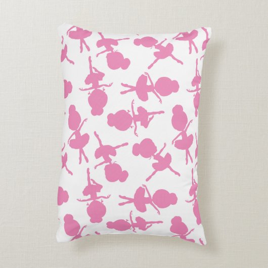 Reversible Ballerina Girls Dekokissen (Rückseite(Vertikal))
